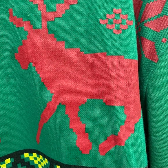 Green Ugly Christmas Sweater Size Large - Picture 4 of 16